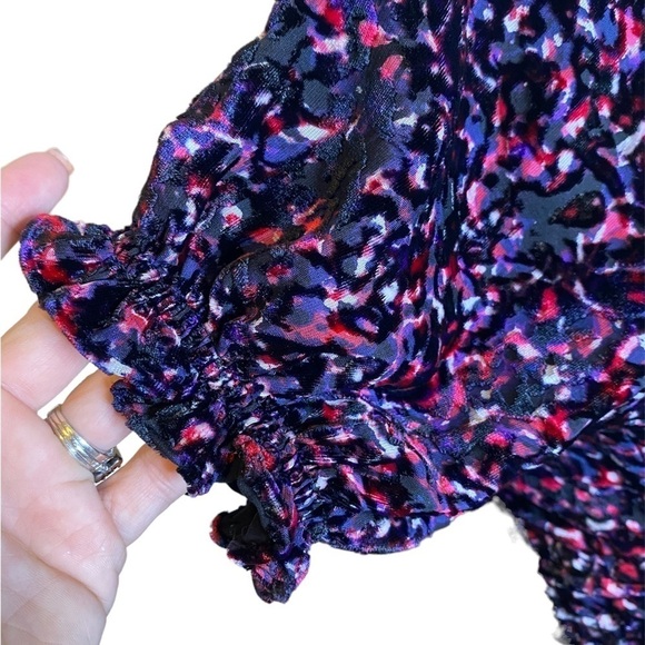 Diane Von Furstenberg Katherine Velvet Burnout Wrap Dress - Picture 3 of 10